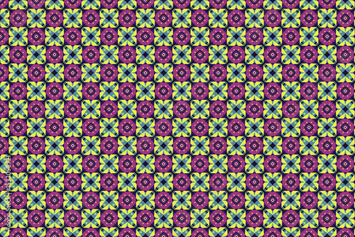 Oriental pattern for textiles, wallpaper, for use in graphics .