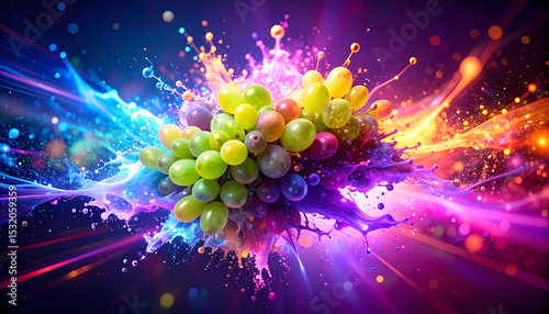 Flashy grapes