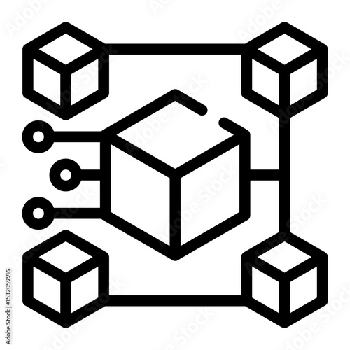blockchain network icon