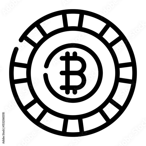 bitcoin digital currency icon