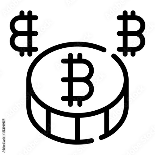 bitcoin coin icon