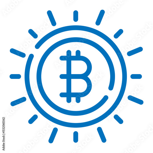 bitcoin digital currency icon