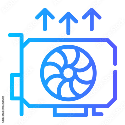 crypto mining gpu icon
