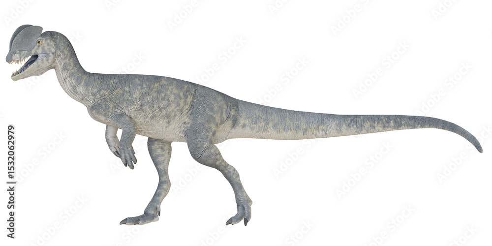 Fototapeta premium Realistic illustration of a prehistoric dinosaur