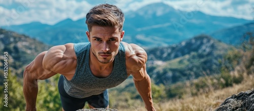 Focused Fitness in Scenic Outdoors photo