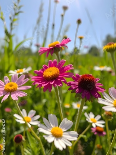 Wildflower Symphony Beneath the Sun