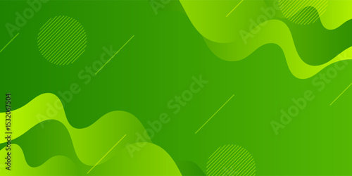 Abstract green geometric background. Eps10 vector