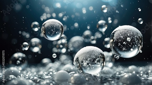 Wallpaper Mural Top-Down View of Frozen Methane in Lake Baikal’s Winter Landscape Torontodigital.ca