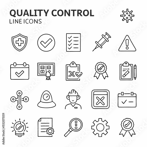 Collection of business teamwork icons. quality control, foreman, industry, architecture, business.