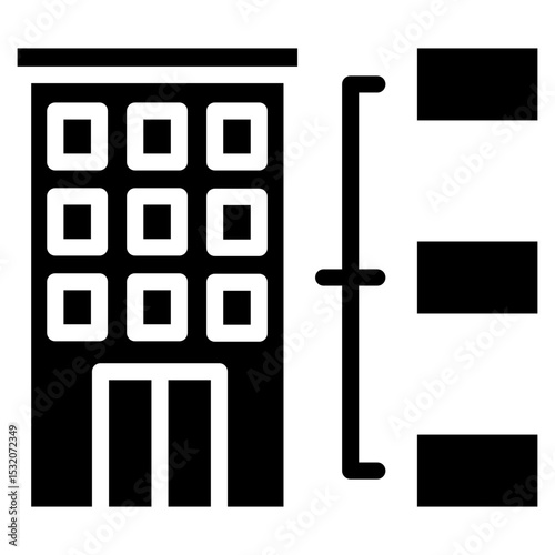 Company Hierarchy  Icon Element For Design