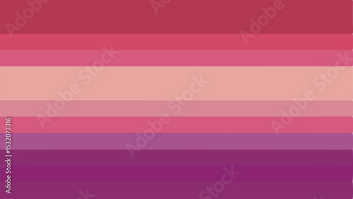 Lesbian pride flag design with gradient colors on a white background