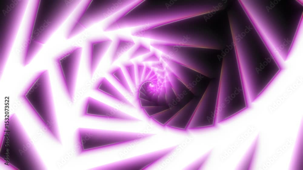 Purple and white abstract spiral tunnel great for backgrounds, web design, digital art, and psychedelic concept projects.