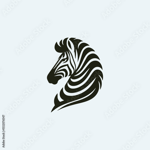 Majestic zebra logo