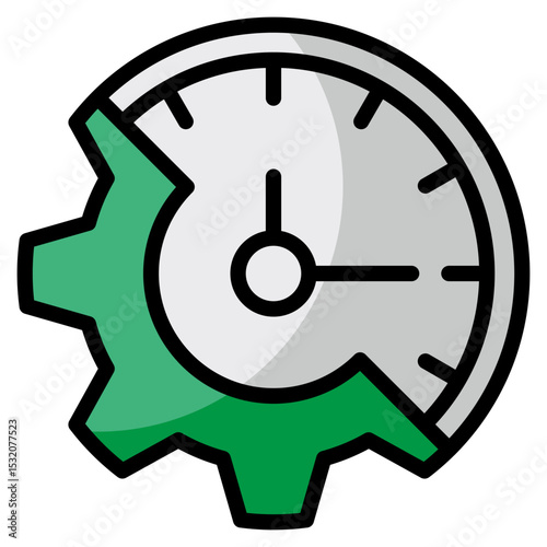 Time Management  Icon Element For Design