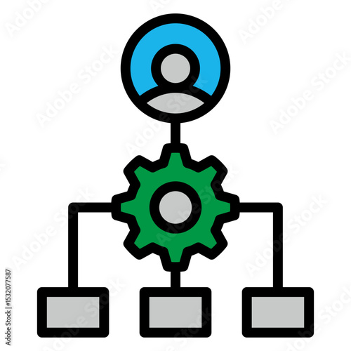 Team Leader  Icon Element For Design