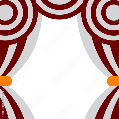 Circus Carnival Curtain