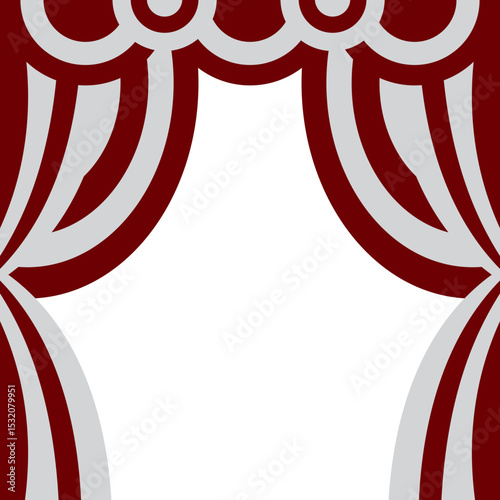 Circus Carnival Curtain