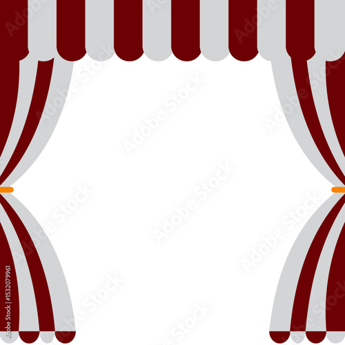 Circus Carnival Curtain