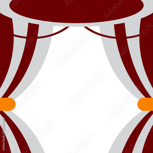 Circus Carnival Curtain