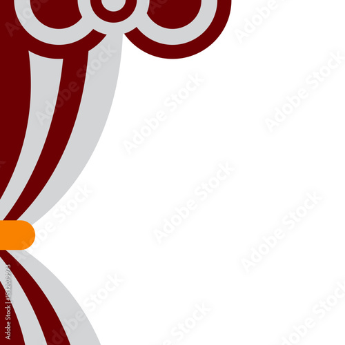 Circus Carnival Curtain