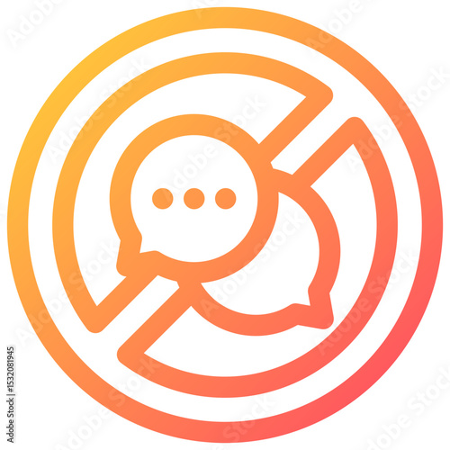 No Speak Icon