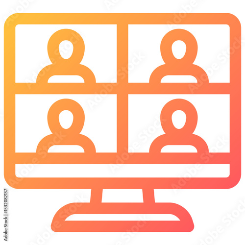 Online Meeting Icon