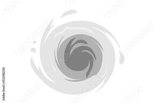 台風　イラスト　気象　天気　災害