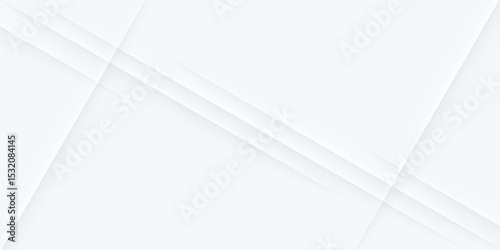 White background with beautiful abstract pattern, banner design. vector dynamic shapes