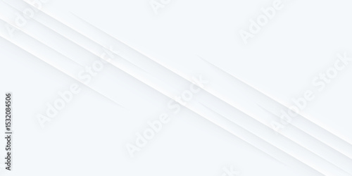 White background with beautiful abstract pattern, banner design. vector dynamic shapes