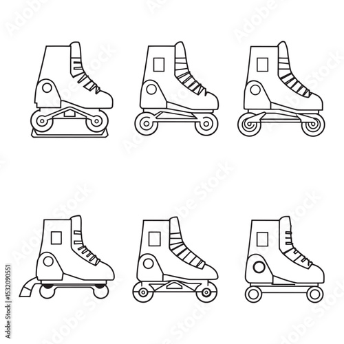 Classic Rollerblades Skating Inline Sport Equipment