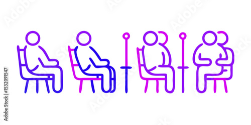 A diverse group of business professionals is gathered in a collaborative circle