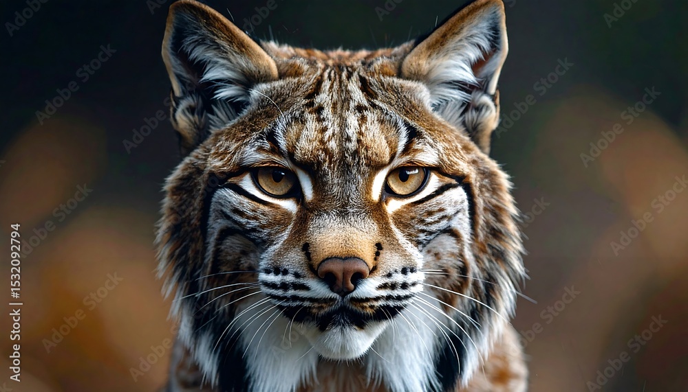 Obraz premium Close-up portrait of a lynx