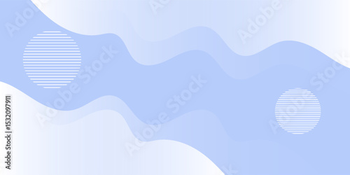Minimalist banner background. Soft blue purple gradations. Wavy effect style. Mempis. Eps 10