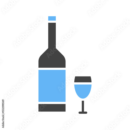 Alcohol icon vector image. Suitable for mobile apps, web apps and print media.