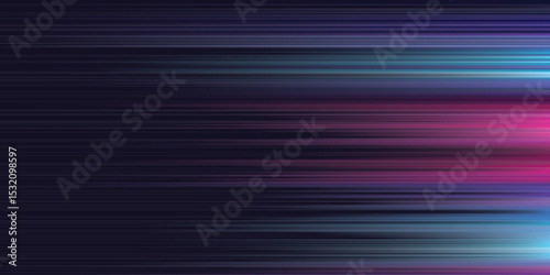 Abstract colorful light dynamic motion on dark blue background graphic illustration.