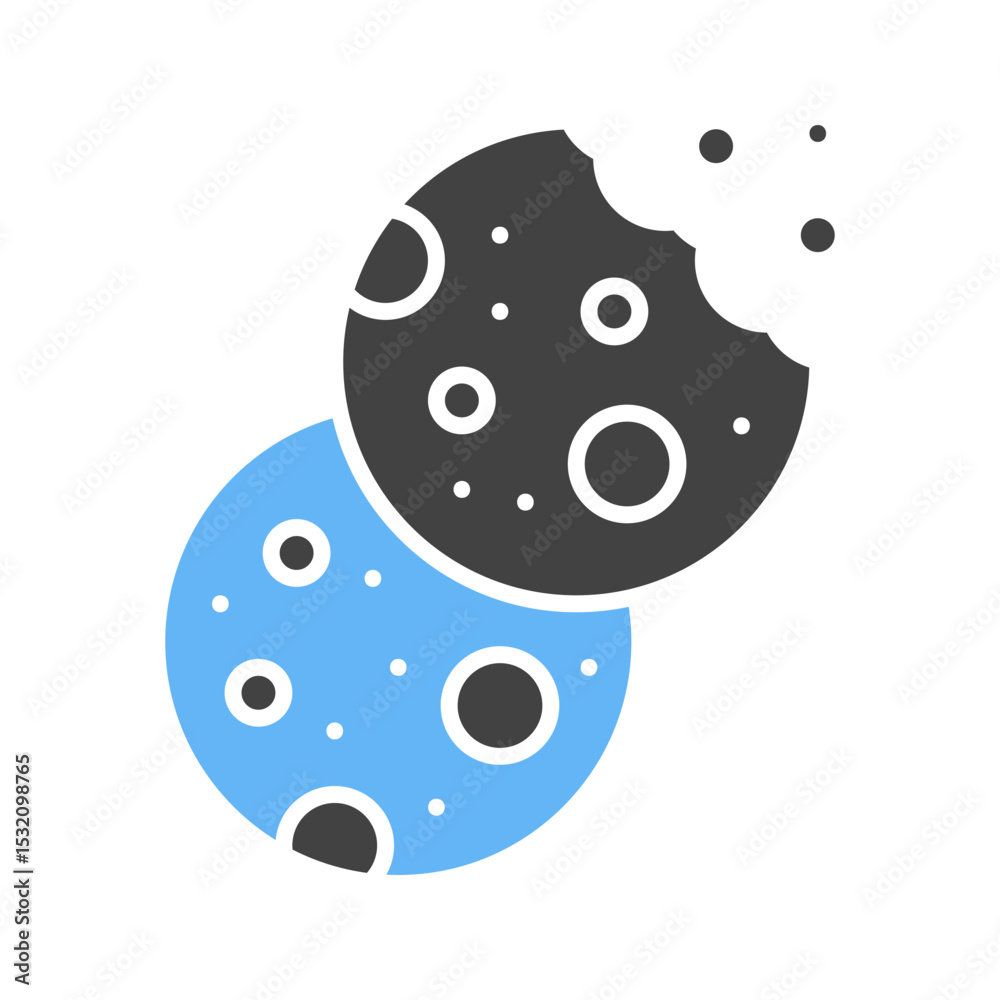 Fototapeta premium Biscuit II icon vector image. Suitable for mobile apps, web apps and print media.