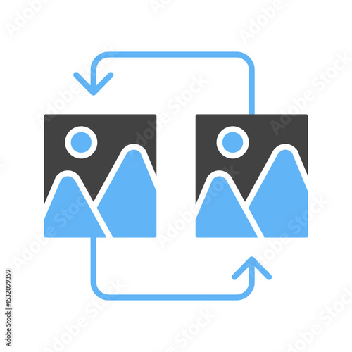 Compare icon vector image. Suitable for mobile apps, web apps and print media.