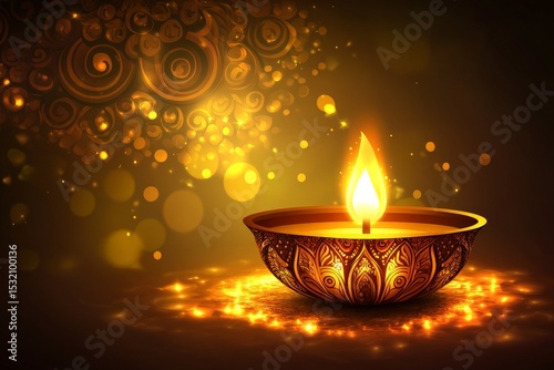 diwali light background