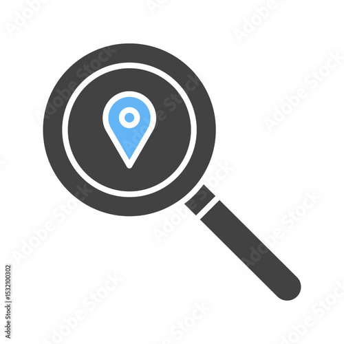 Find Location icon vector image. Suitable for mobile apps, web apps and print media.
