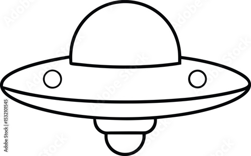 floating alien zoo capsule icon 