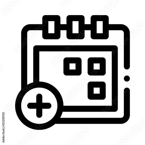 Medical Appointment line icon