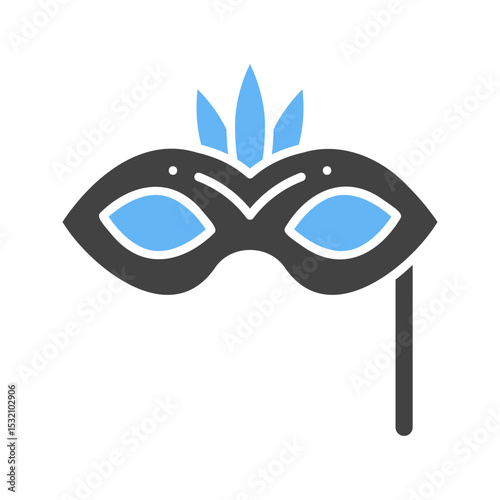 Mask icon vector image. Suitable for mobile apps, web apps and print media.