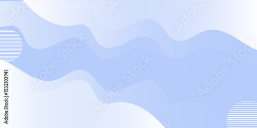 Minimalist banner background. Soft blue purple gradations. Wavy effect style. Mempis. Eps 10