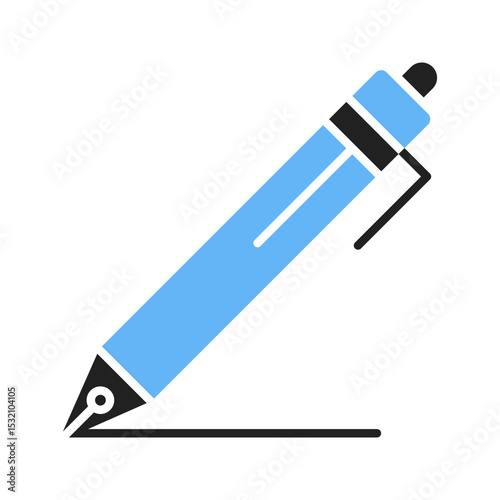 Pen icon vector image. Suitable for mobile apps, web apps and print media.