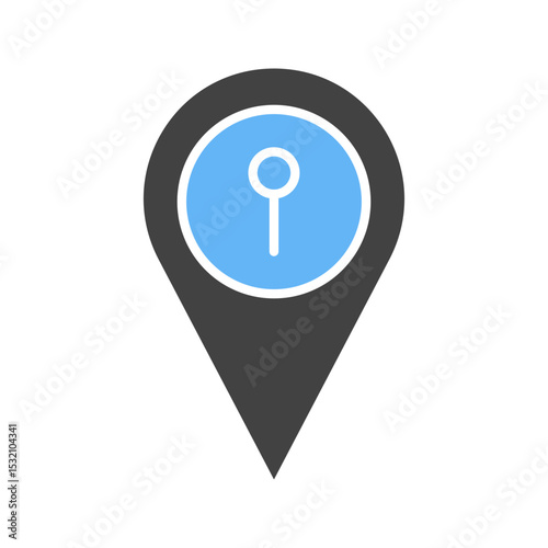 Pointer II icon vector image. Suitable for mobile apps, web apps and print media.