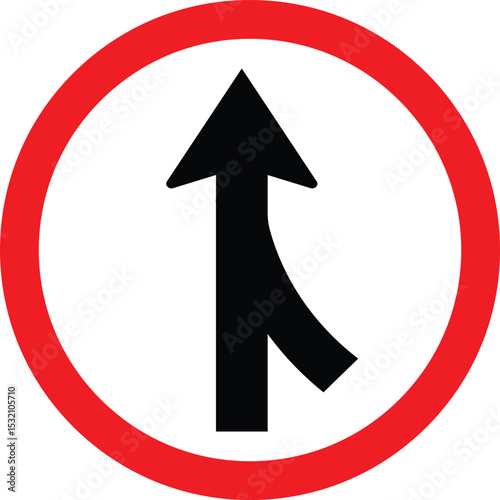 right arrow up sign isloated on a white background