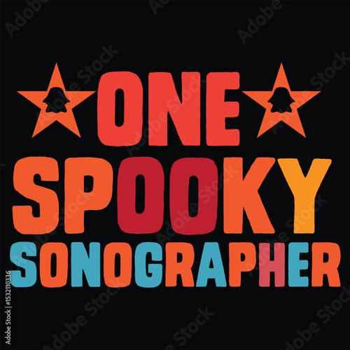 One Spooky Sonographer - Halloween Design for Professionals