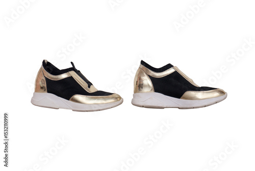 Black women's sneakers.