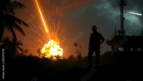 Explosion accident disaster demolition safety engineering construction site danger zone