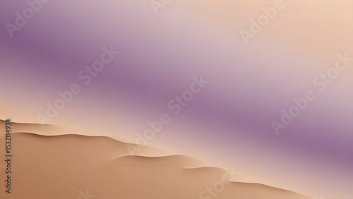 Gradient of dusty lilac and matte sand exudes calm refinement and modern subtlety